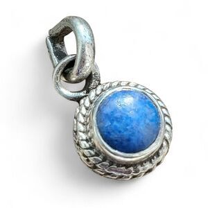 Lapis Gemstone .925 Sterling Silver Jewelry Pendant for Necklace